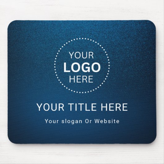 Business Logo Mousepad Muismat (Voorkant)