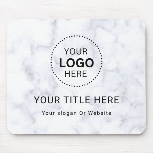 Business Logo Mousepad Muismat (Voorkant)