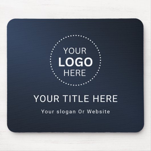 Business Logo Mousepad Muismat (Voorkant)