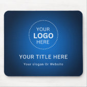 Business Logo Mousepad Muismat (Voorkant)