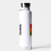 Business Logo Naam URL QR Code Trendy Aangepast Waterfles (Rechts)