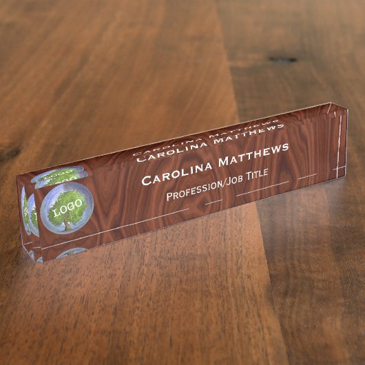 Business Logo Naambordje (Zijkant)