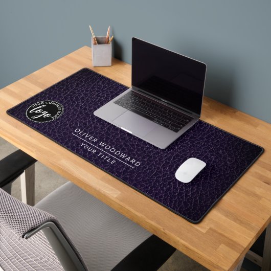 Business Logo Name Title Desk Mat (Kantoor 2)