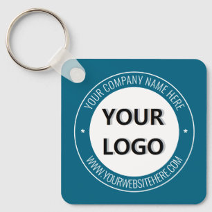 Business Logo Name Website Promotion Sleutelhanger
