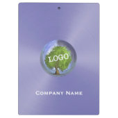 Business Logo Paars Klembord (Achterkant)