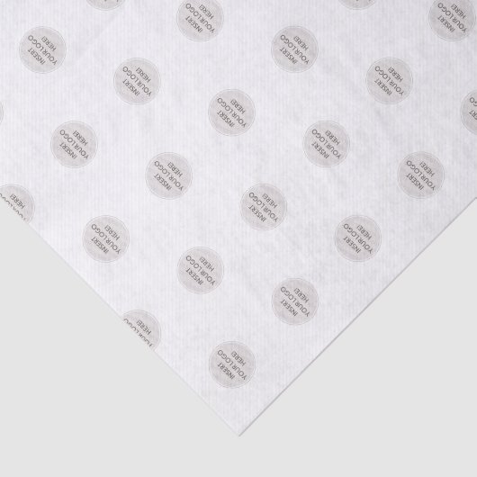 BUSINESS LOGO PACKAGING modern professional wrap Tissuepapier (Detail)