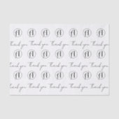 Business Logo Pattern Branding Tissue Paper Tissuepapier (Voorkant)