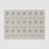 Business Logo Pattern Branding Tissue Paper Tissuepapier (Voorkant)