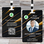 Business Logo Personeel Medewerker QR Code Badge
