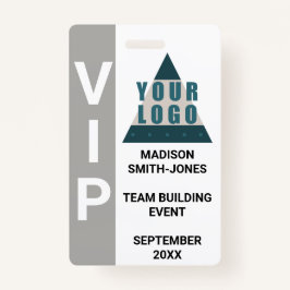 Business Logo Photo Team Building Giften VIP Badge