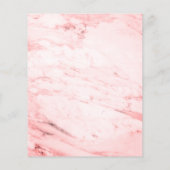 Business Logo Pink Marble Braids Hair 3 Photos  Flyer (Achterkant)