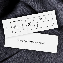 Business Logo Prijs Label Hang Label Mini Visitekaartjes