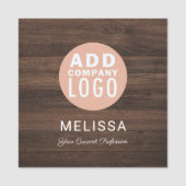 Business Logo Professional Magnetic Staff Custom Naamplaatje (Voorkant)