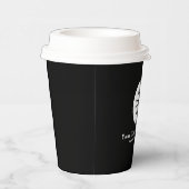 Business Logo Professional Paper Cup Papieren Bekers (Rechts)