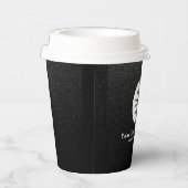Business Logo Professional Paper Cup Papieren Bekers (Rechts)