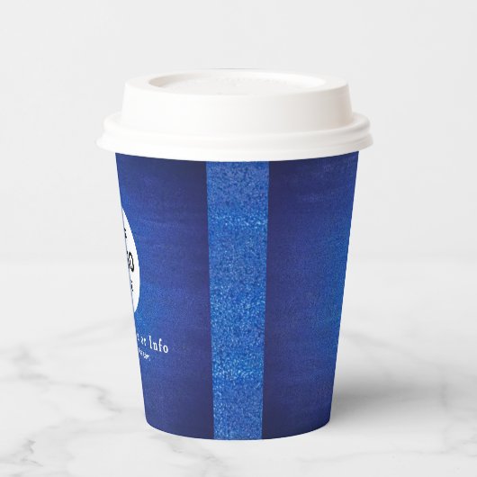Business Logo Professional Paper Cup Papieren Bekers (Links)