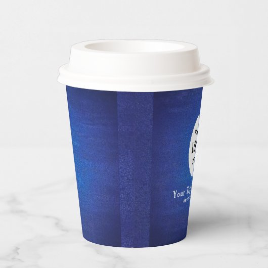Business Logo Professional Paper Cup Papieren Bekers (Rechts)