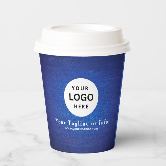 Business Logo Professional Paper Cup Papieren Bekers (Voorkant)