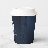 Business Logo Professional Paper Cup Papieren Bekers (Links)