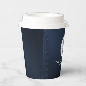 Business Logo Professional Paper Cup Papieren Bekers (Rechts)