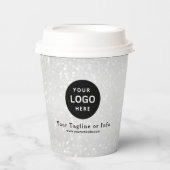 Business Logo Professional Paper Cup Papieren Bekers (Voorkant)
