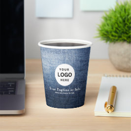 Business Logo Professional Paper Cup Papieren Bekers