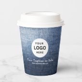 Business Logo Professional Paper Cup Papieren Bekers (Voorkant)