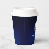 Business Logo Professional Paper Cup Papieren Bekers (Rechts)