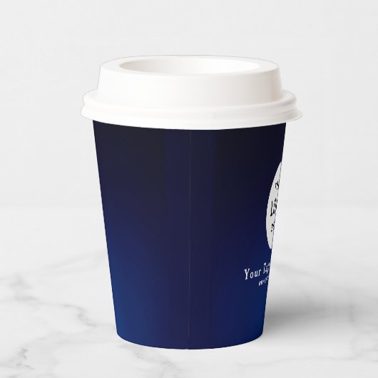 Business Logo Professional Paper Cup Papieren Bekers (Rechts)