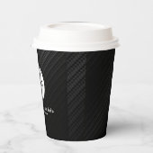 Business Logo Professional Paper Cup Papieren Bekers (Links)