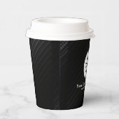 Business Logo Professional Paper Cup Papieren Bekers (Rechts)