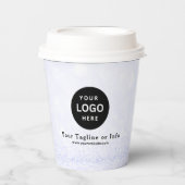Business Logo Professional Paper Cup Papieren Bekers (Voorkant)
