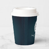 Business Logo Professional Paper Cup Papieren Bekers (Rechts)