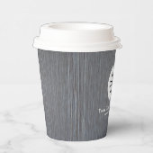 Business Logo Professional Paper Cup Papieren Bekers (Rechts)