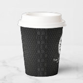 Business Logo Professional Paper Cup Papieren Bekers (Rechts)