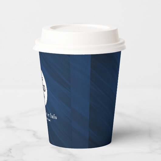 Business Logo Professional Paper Cup Papieren Bekers (Links)