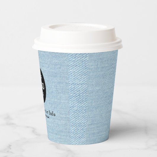 Business Logo Professional Paper Cup Papieren Bekers (Links)