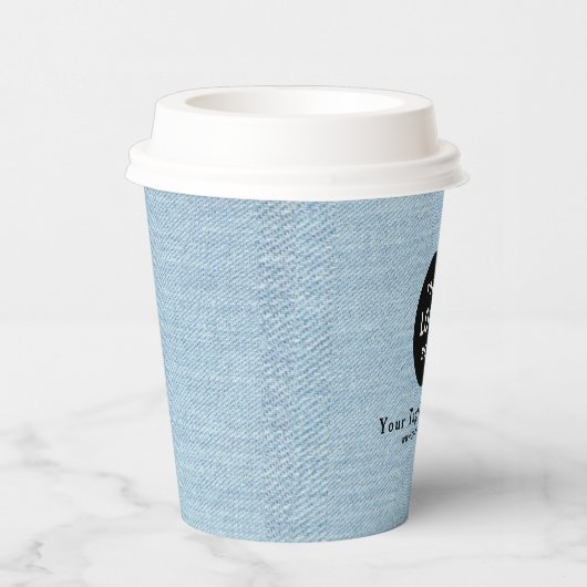 Business Logo Professional Paper Cup Papieren Bekers (Rechts)