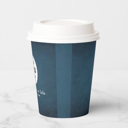 Business Logo Professional Paper Cup Papieren Bekers (Links)