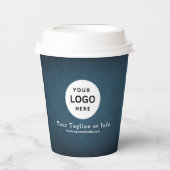 Business Logo Professional Paper Cup Papieren Bekers (Voorkant)