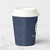 Business Logo Professional Paper Cup Papieren Bekers (Rechts)
