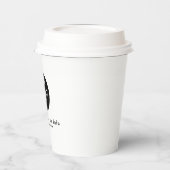 Business Logo Professional Paper Cup Papieren Bekers (Links)