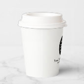Business Logo Professional Paper Cup Papieren Bekers (Rechts)