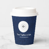 Business Logo Professional  Papieren Bekers (Voorkant)