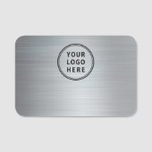 Business Logo Professional Silver Naamplaatje (Voorkant)