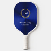 Business Logo Promotion Company Blue  Pickleball Paddle (Voorkant)