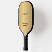 Business Logo Promotion Company Gold Pickleball Paddle (Links)