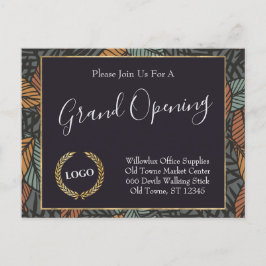 Business Logo Promotion Company verliest Gold Briefkaart