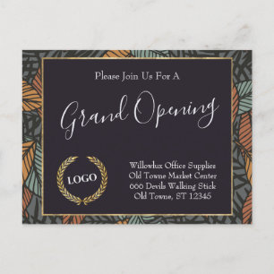 Business Logo Promotion Company verliest Gold Briefkaart