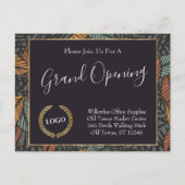 Business Logo Promotion Company verliest Gold Briefkaart (Voorkant)